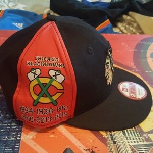 Chicago black hawks hat new era